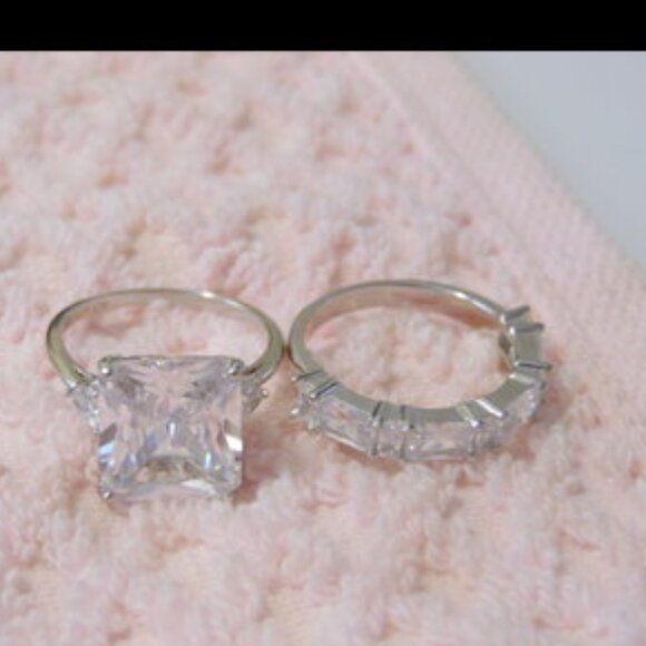 Radiance by Absolute Simulated Diamond Ring & Eternity Band Size 9 - Picture 4 of 5